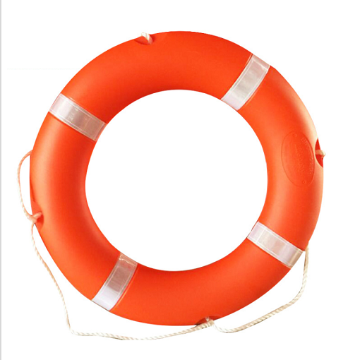 船用救生圈成人救生游泳圈2.5KG加厚实心国标塑料救生圈